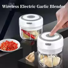 Mini Wireless Electric Garlic Crusher Portable 100ml/250ml Chopper USB Charging Ginger Chili Vegetable Masher Kitchen Machine