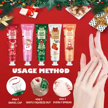 20PCS Christmas hand cream gift set-creamy moisturizer for dry hands, perfect gift for women, Daily Hand Care