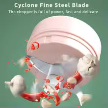 Mini Wireless Electric Garlic Crusher Portable 100ml/250ml Chopper USB Charging Ginger Chili Vegetable Masher Kitchen Machine